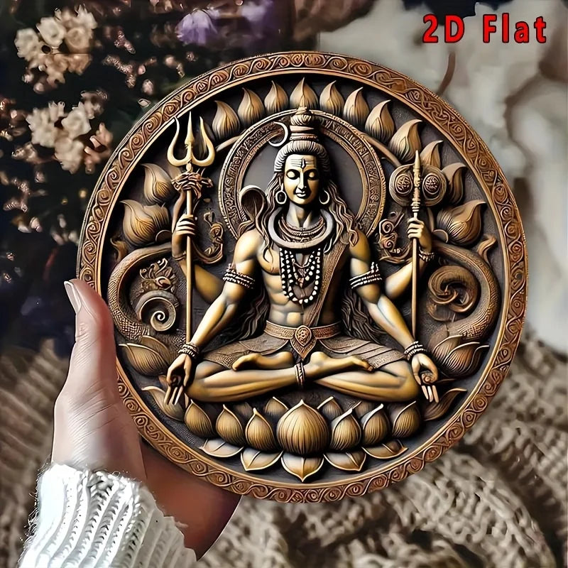 Cuadro Shiva Loto · Impresión Circular