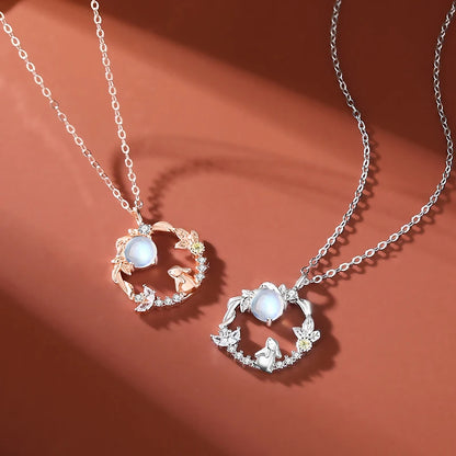 Collar de conejo con zirconia
