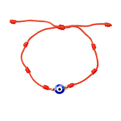 2-12 pçs artesanal mau olhado pulseira de corda vermelha para amante proteção amuleto da sorte e amizade trança corda pulseira jóias presente