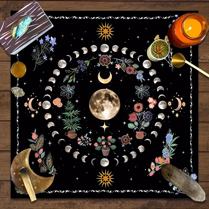Mantel Lunaflor · Luna y Flores