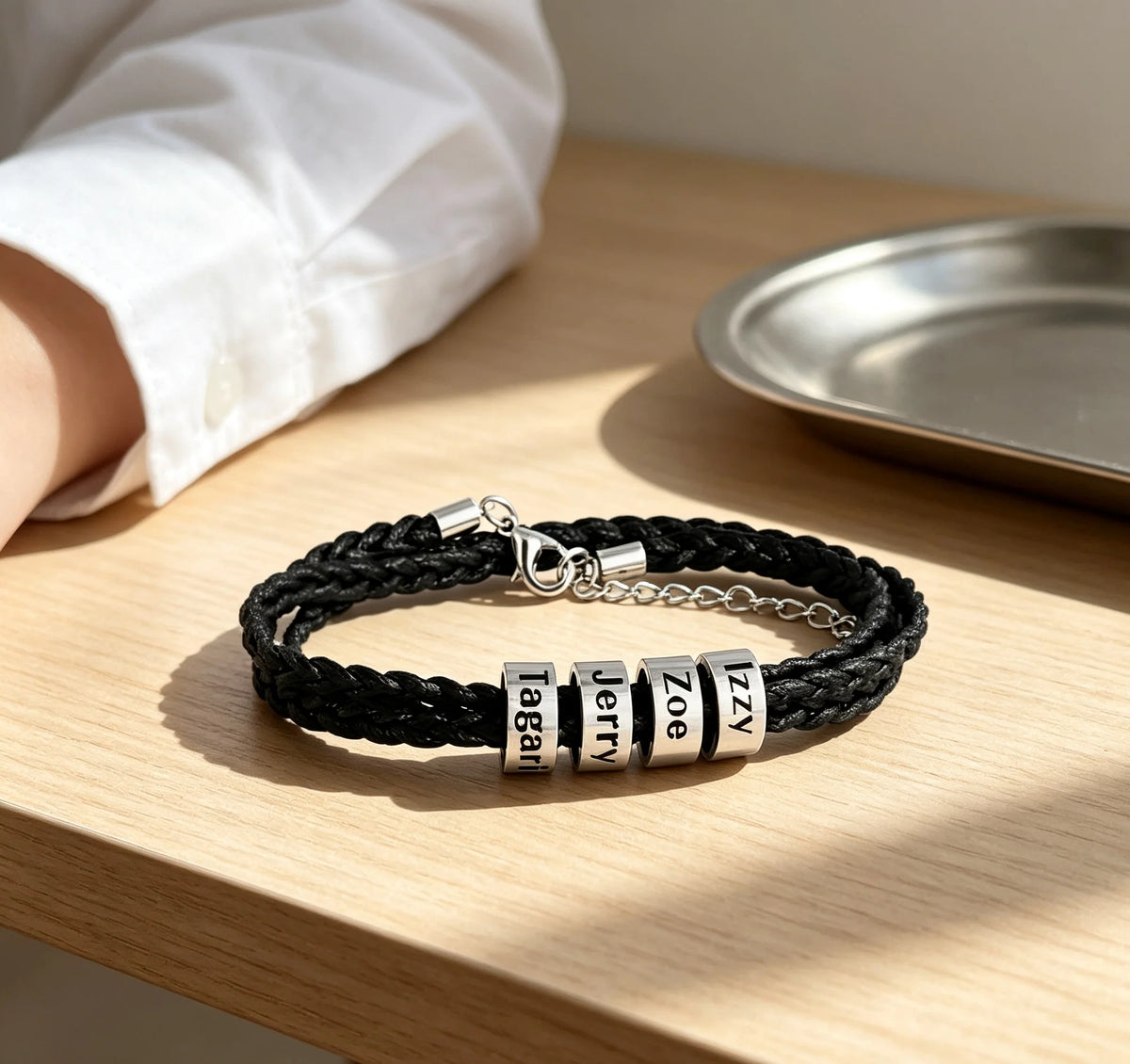 Pulsera Vínculos · Trenza con Nombres