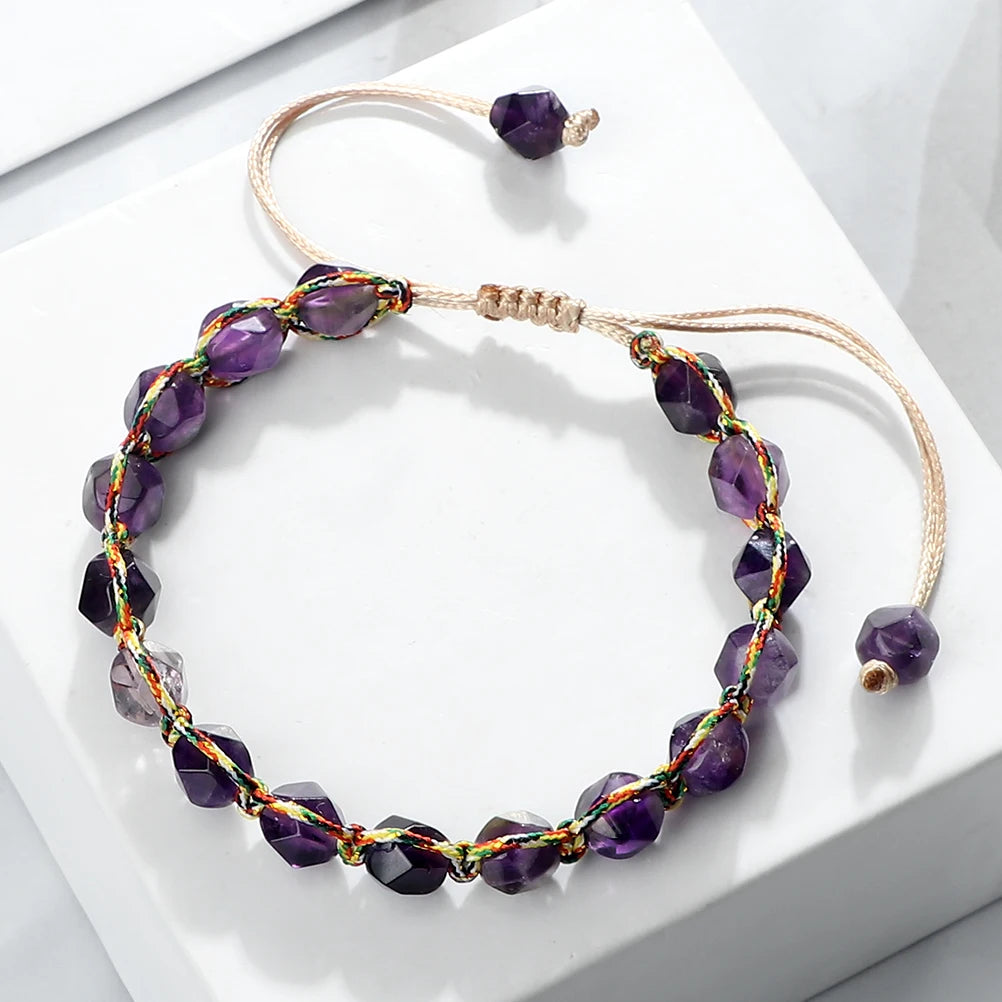 Pulsera Trama · Cuentas Bohemias