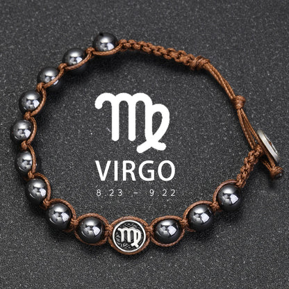 Pulsera Sideral · Signos y Hematita