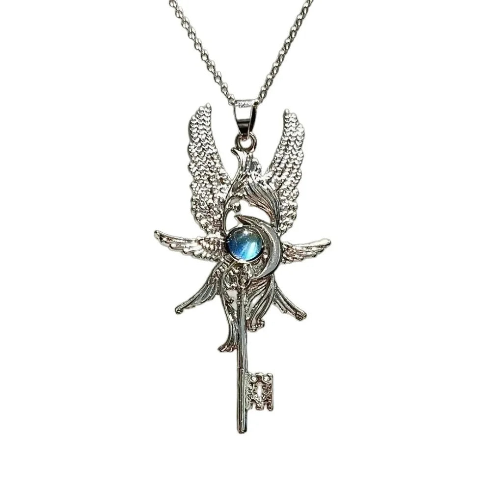 Collar Mensajero Azul · Alas de Ángel