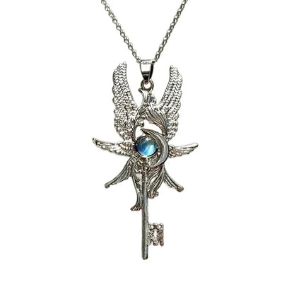Collar Mensajero Azul · Alas de Ángel
