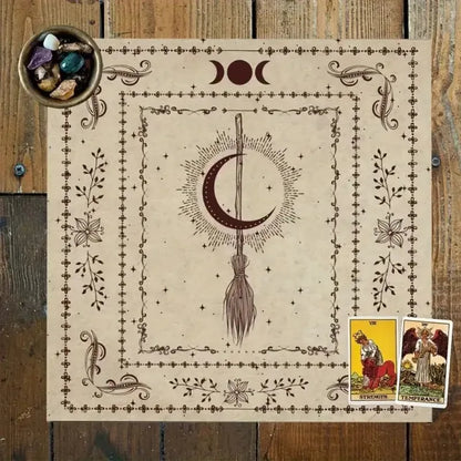 Mantel Metamorfosis · Mariposa y Luna