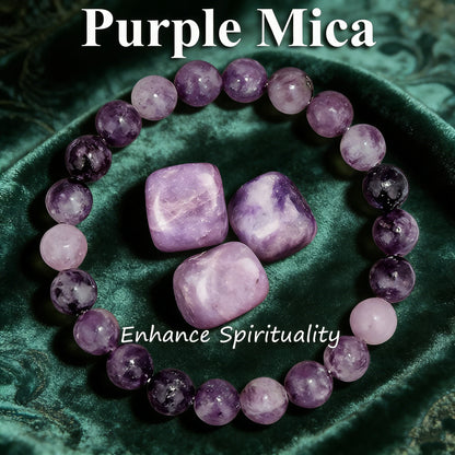 Pulsera Medianoche · Cuentas Pulidas