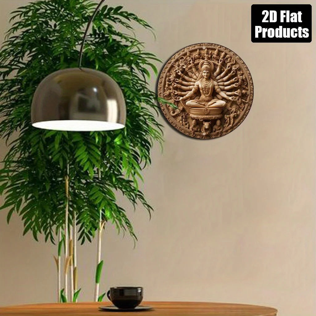 Cuadro Deidad en Loto · Efecto Relieve
