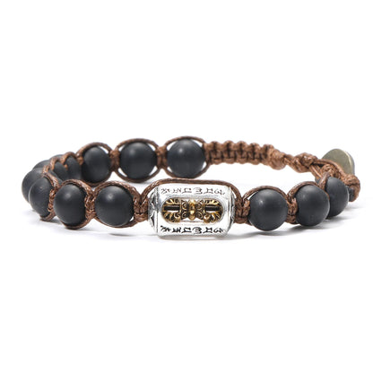 Pulsera Centro · Cuentas y Detalle Metálico