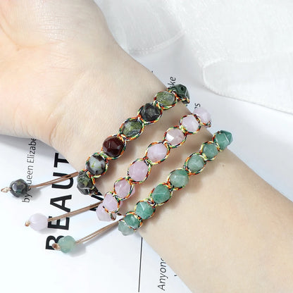 Pulsera Trama · Cuentas Bohemias