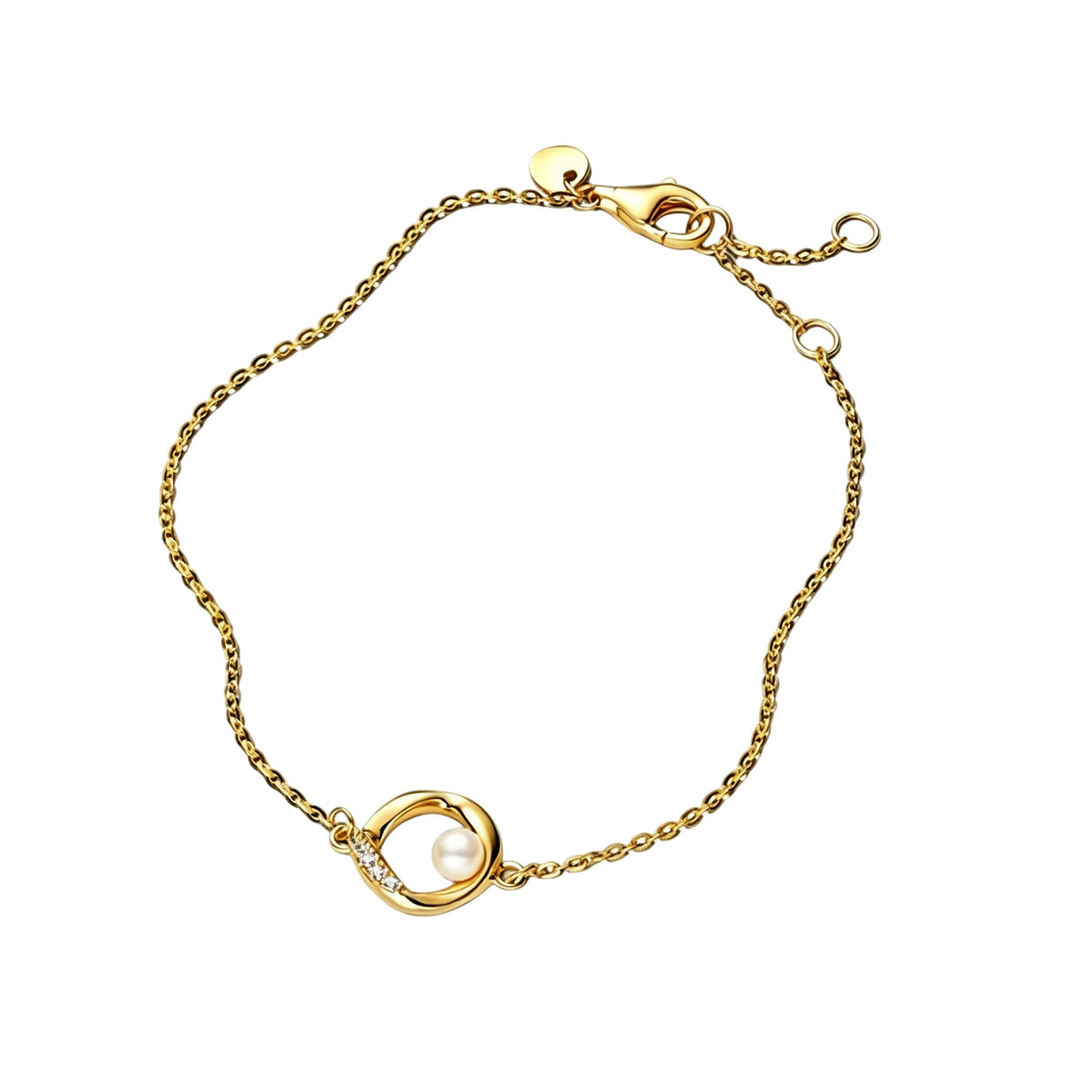 Pulseira de corrente elíptica aberta, trançada, com design de arco-íris, em prata esterlina 925, para mulheres, ideal para festas e casamentos, joia fina.