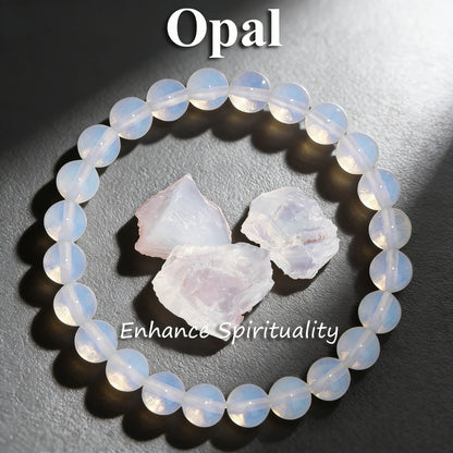 Pulsera Medianoche · Cuentas Pulidas