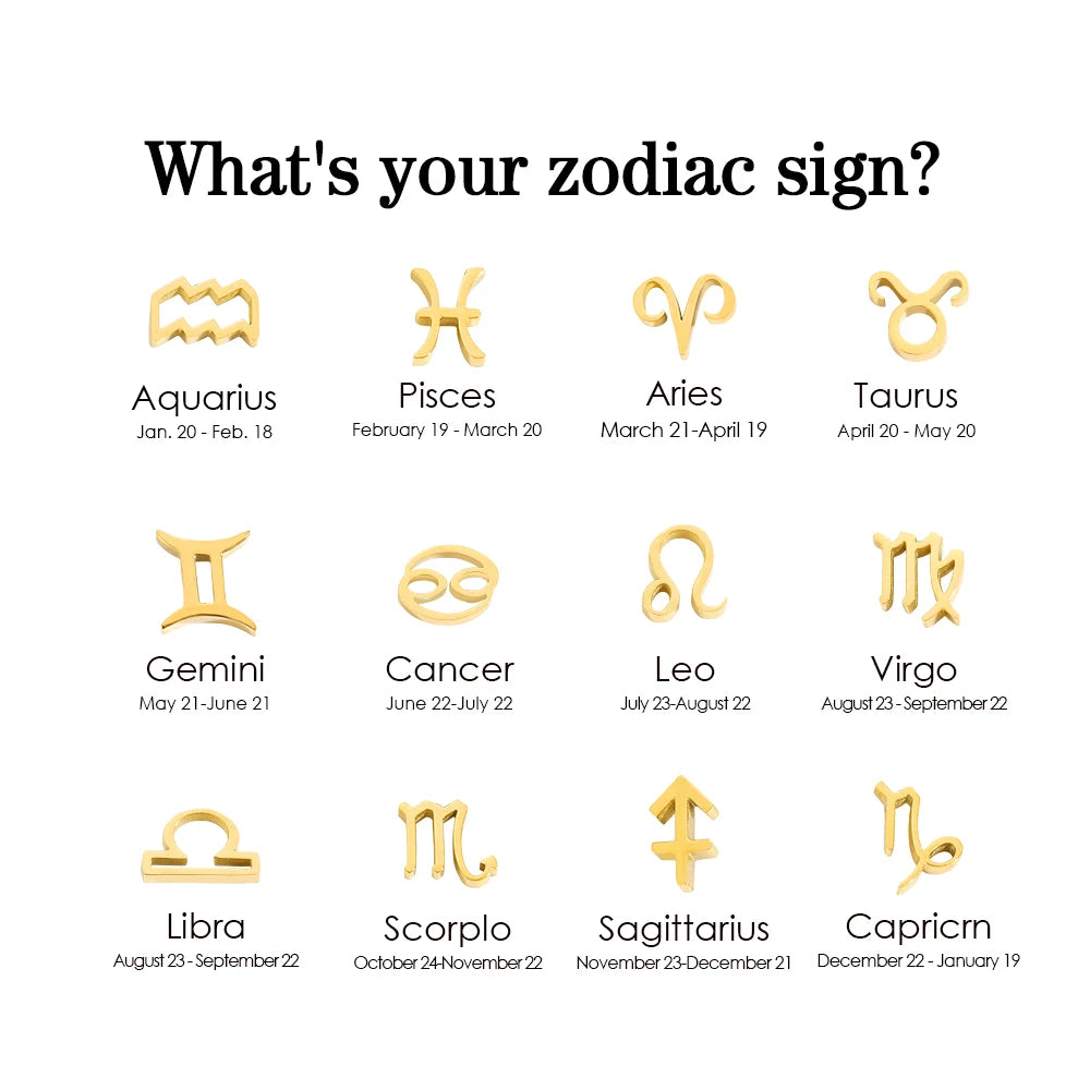 Colgante Signo · Símbolo Zodiacal