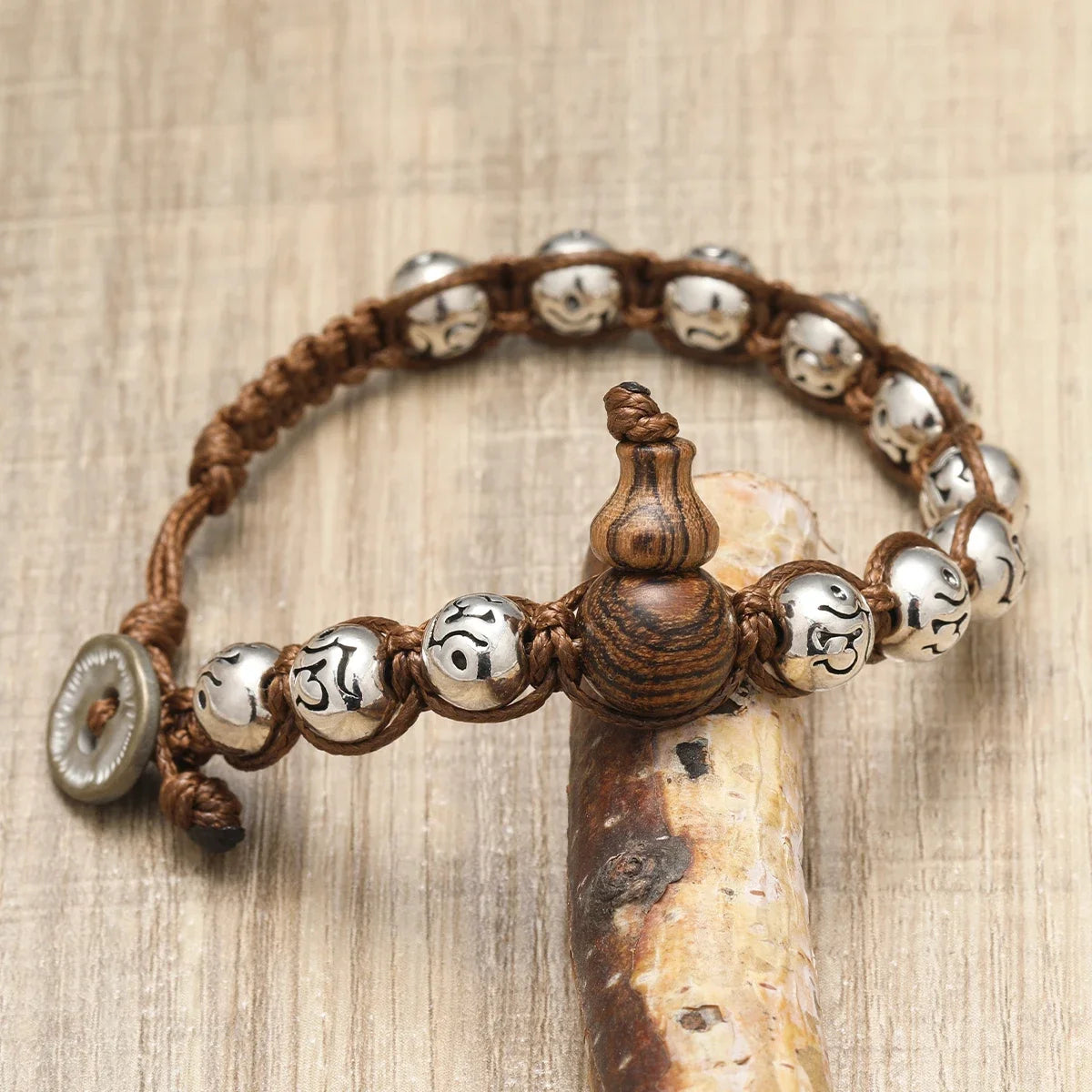 Pulsera Calabaza · Cuentas y Símbolos