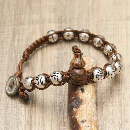Pulsera Calabaza · Cuentas y Símbolos