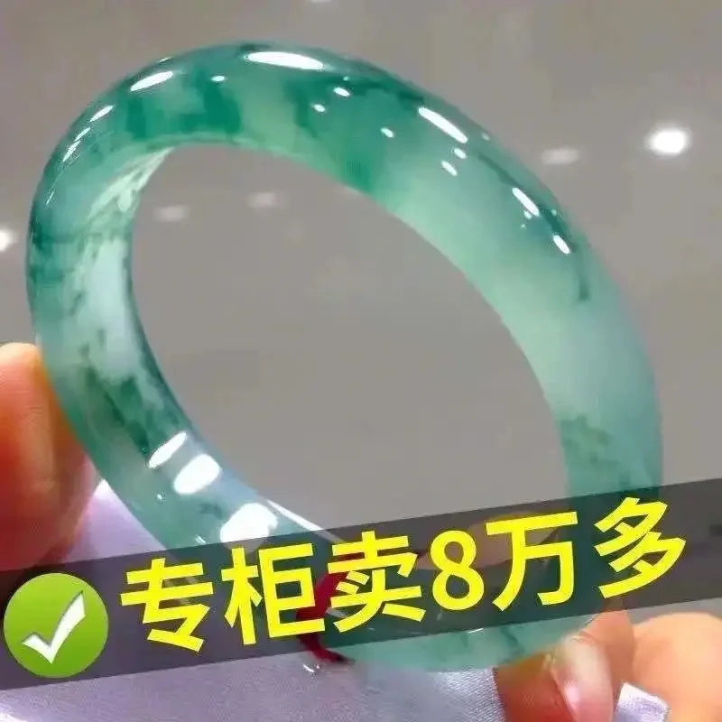 Brazalete de jade verde claro