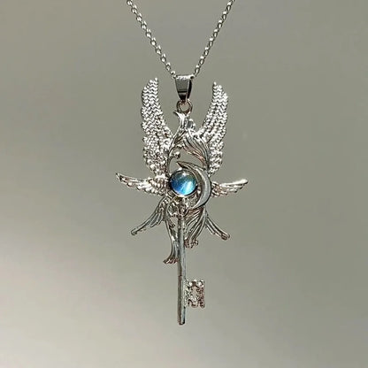 Collar Mensajero Azul · Alas de Ángel