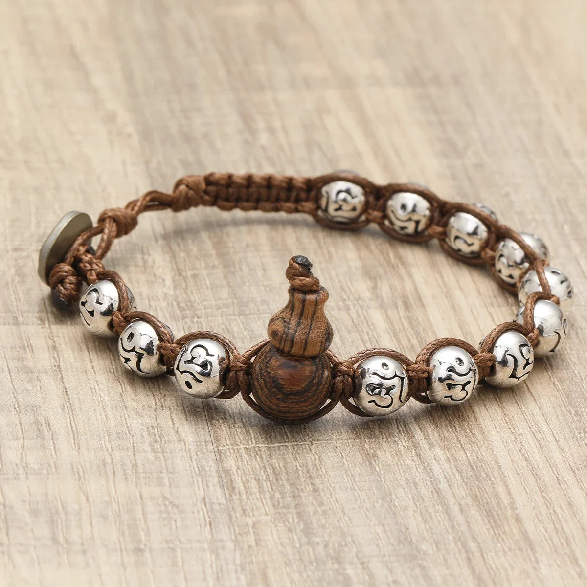 Pulsera Calabaza · Cuentas y Símbolos