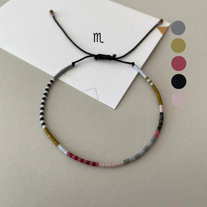 Pulsera Órbita · Abalorios del Zodiaco