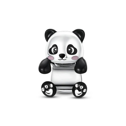 Charms Originais de Prata Esterlina 925, Pingente de Gato da Sorte, Boneca Japonesa, Presente de Ano Novo, Pulseiras e Colares para Mulheres, Joias