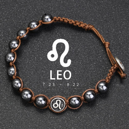 Pulsera Sideral · Signos y Hematita