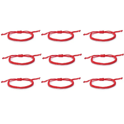 2/12 pçs artesanal turco sorte mau olhado pulseiras para mulheres homens olhos azuis trançado corda vermelha sorte pulseira amizade jóias
