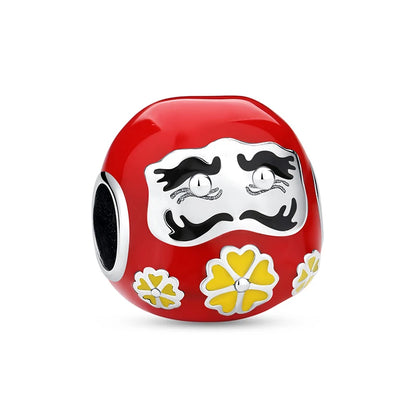 Charms Originais de Prata Esterlina 925, Pingente de Gato da Sorte, Boneca Japonesa, Presente de Ano Novo, Pulseiras e Colares para Mulheres, Joias
