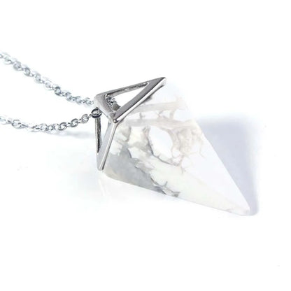 Colgante de punta de cristal