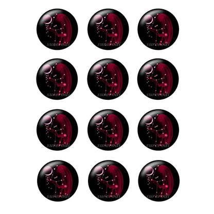 Cabujones de vidrio del zodiaco
