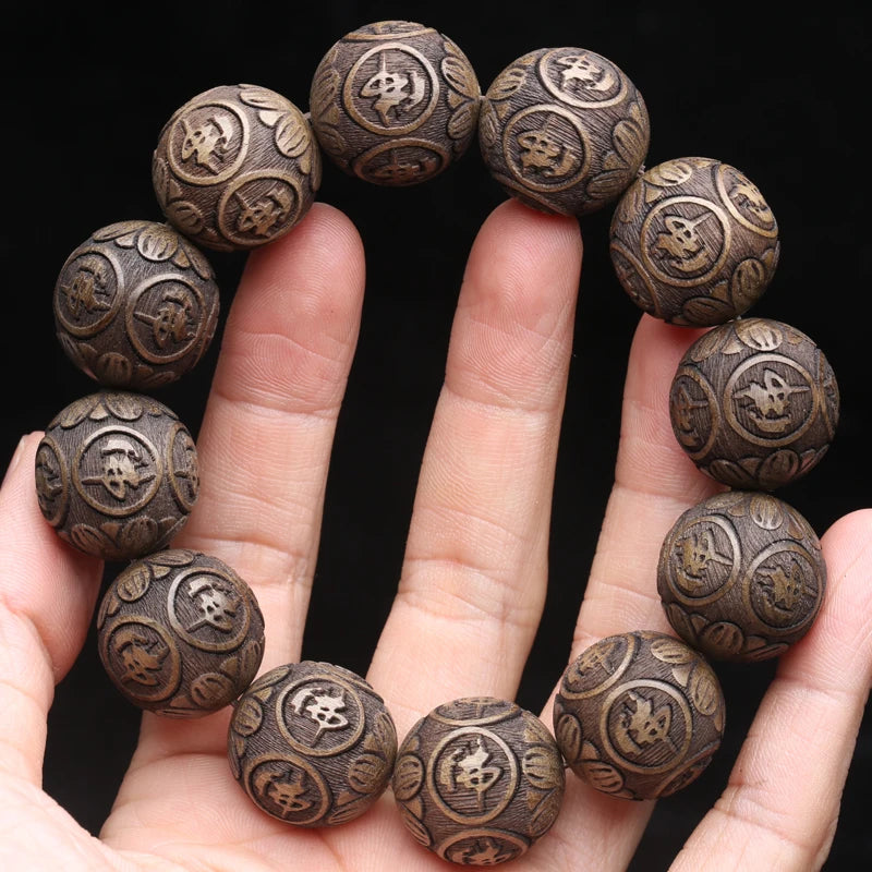 Pulsera de ébano de 15 o 18 mm