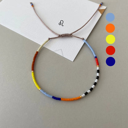 Pulsera Órbita · Abalorios del Zodiaco